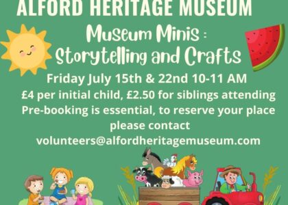 Thumbnail for the post titled: Museum Mini Storytelling and Crafts for Pre-school children. Friday 15 July and Friday 22 July